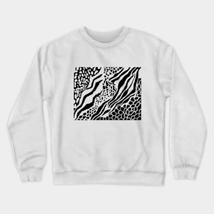 Animal Textile Crewneck Sweatshirt